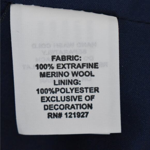 Johnnie-O Garrison Fine Merino Wool Full Zip Vest w/ Pockets Men's size medium - Picture 8 of 12